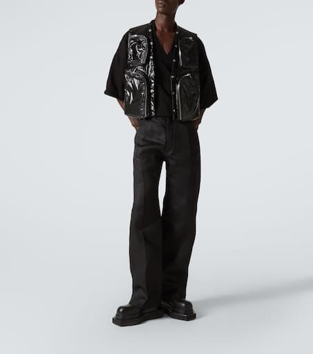 Geth linen wide-leg pants