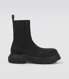 Beatle Tractor suede Chelsea boots