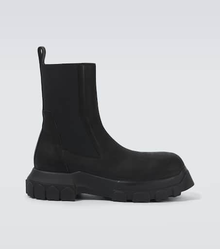 Beatle Tractor suede Chelsea boots