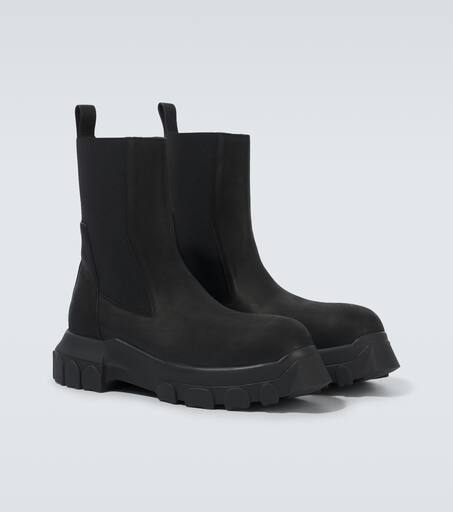 Beatle Tractor suede Chelsea boots