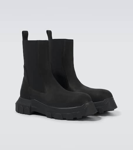 Beatle Tractor suede Chelsea boots