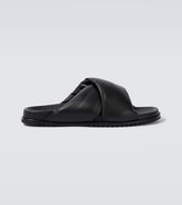 Donut Granola leather sandals