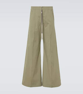 Bela cotton poplin wide-leg pants