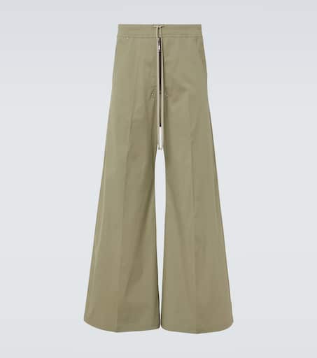 Bela cotton poplin wide-leg pants