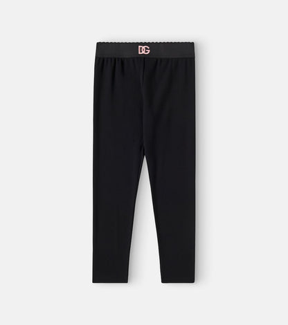Cotton-blend leggings
