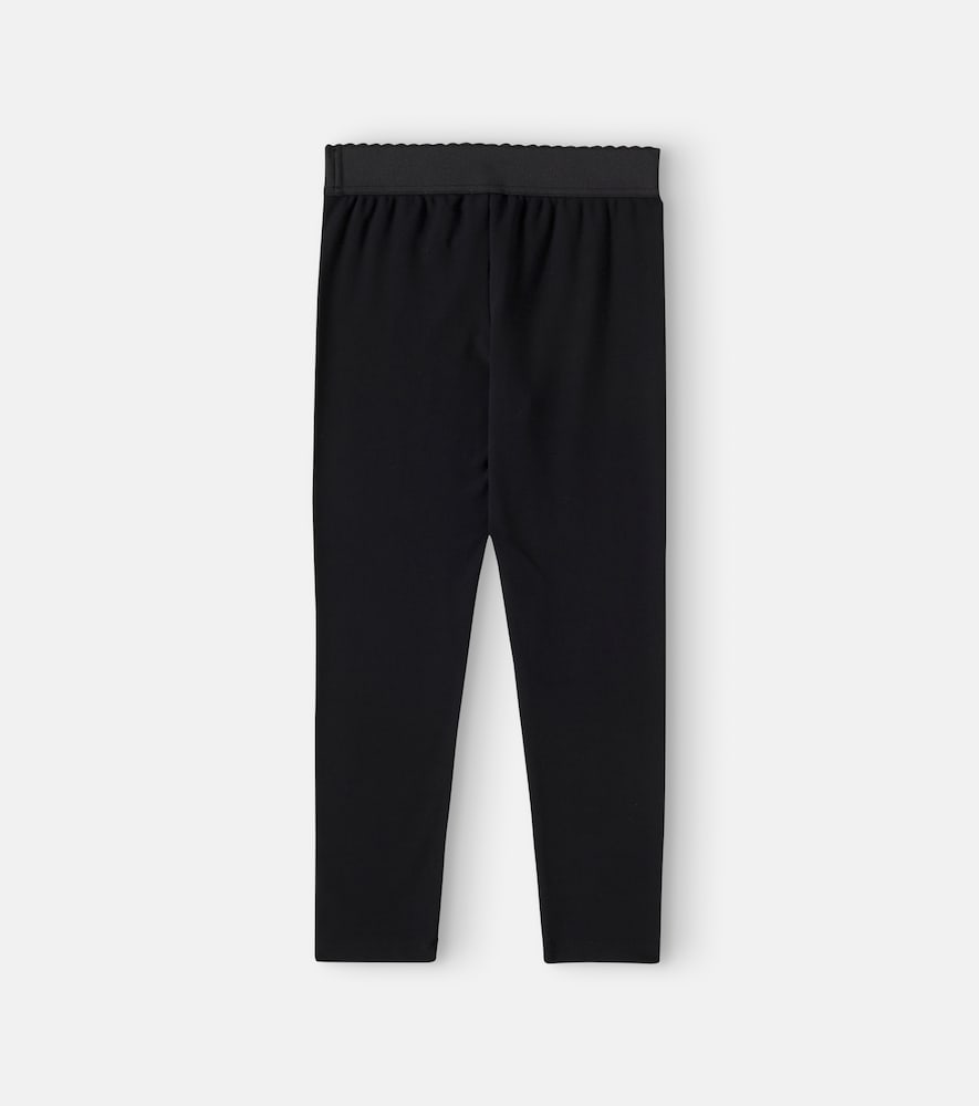 Cotton-blend leggings