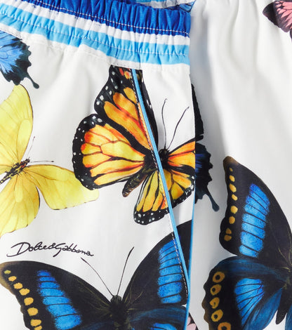 Printed cotton shorts