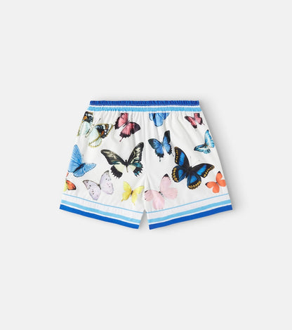 Printed cotton shorts
