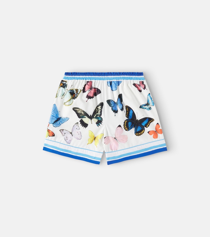 Printed cotton shorts