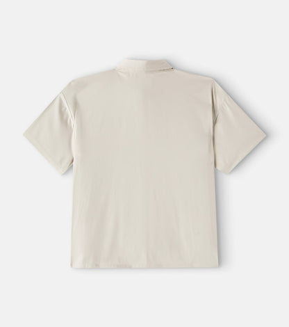 DG cotton-blend gabardine shirt