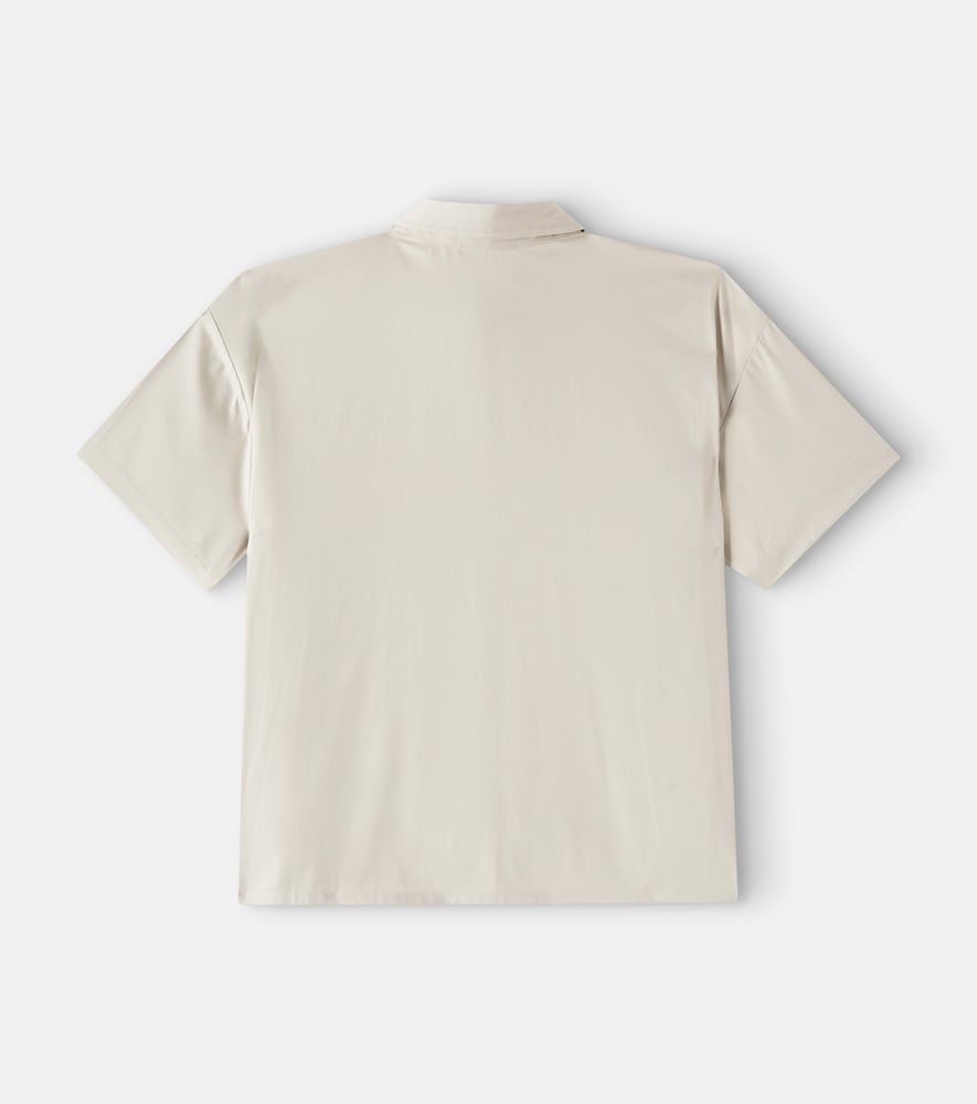 DG cotton-blend gabardine shirt