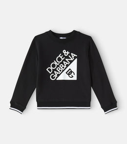Logo cotton jersey sweatshirt
