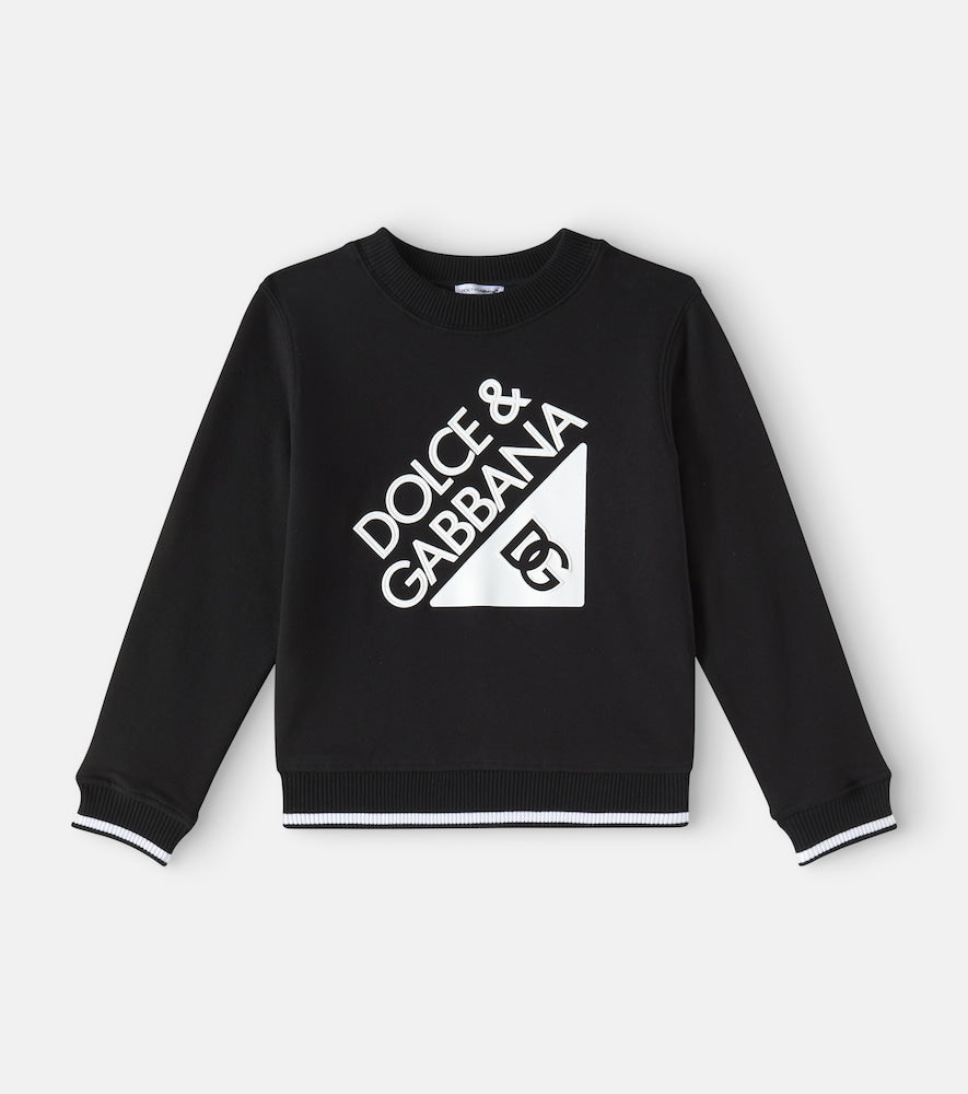 Logo cotton jersey sweatshirt