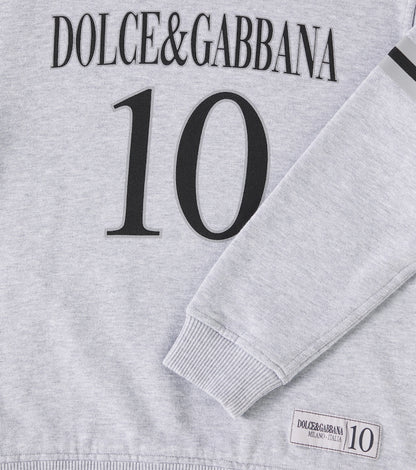 Printed cotton jersey sweatshirt