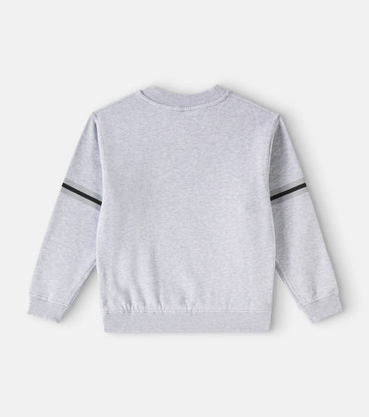 Printed cotton jersey sweatshirt