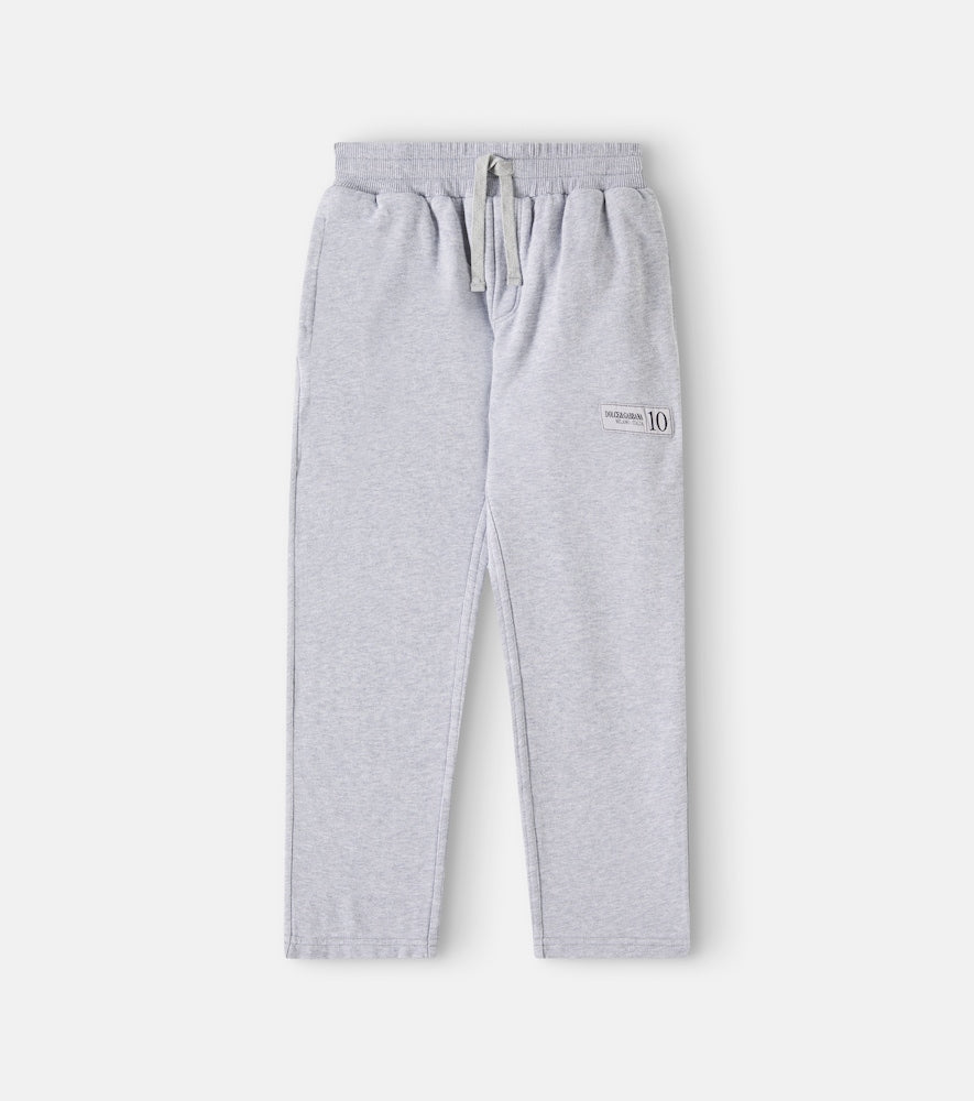 Logo cotton jersey tracksuit
