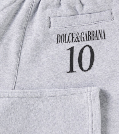 Logo cotton jersey tracksuit