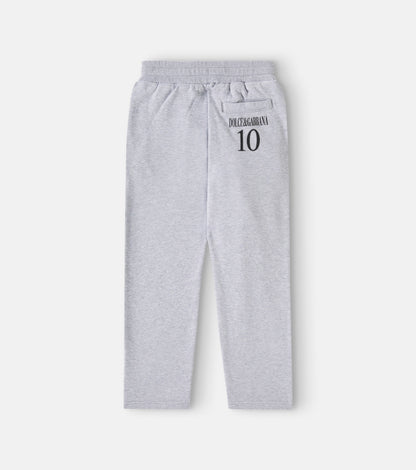 Logo cotton jersey tracksuit