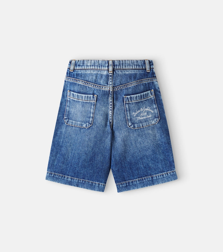 Denim shorts
