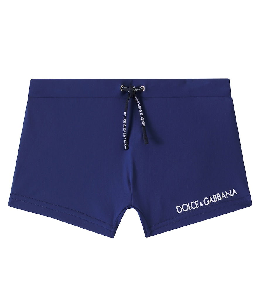 Printed swim trunks