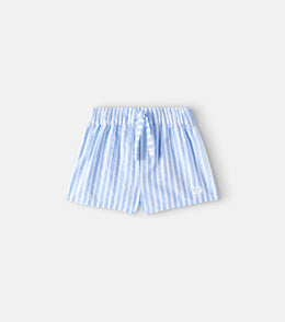 Baby cotton seersucker shorts