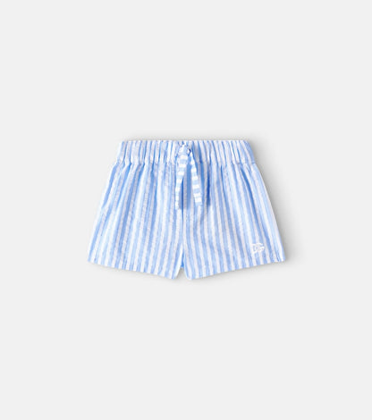 Baby cotton seersucker shorts