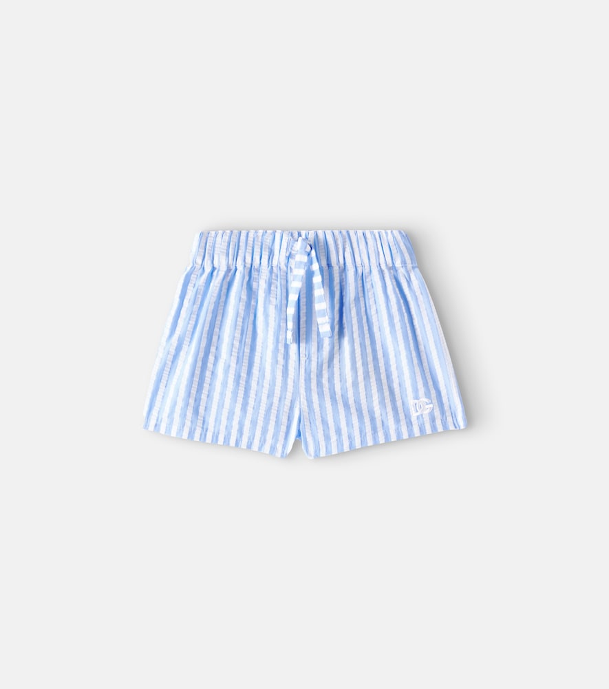 Baby cotton seersucker shorts