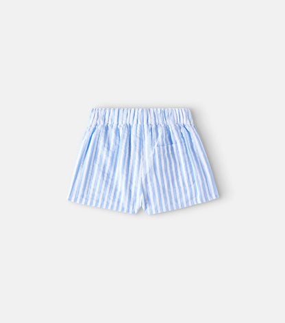 Baby cotton seersucker shorts