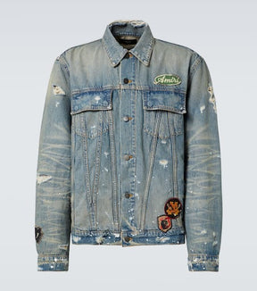 Vintage Pegasus distressed denim jacket