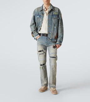 Vintage Pegasus distressed denim jacket