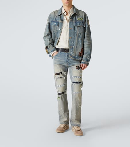 Vintage Pegasus distressed denim jacket