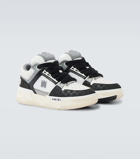 Ma-1 debossed leather sneakers