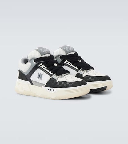 Ma-1 debossed leather sneakers