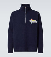 x Suna Fujita Submarine half-zip sweater