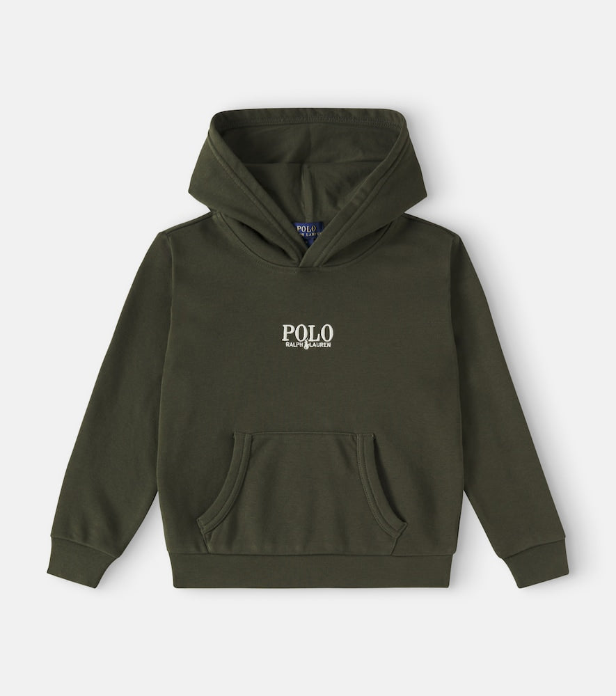 Cotton-blend hoodie