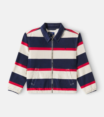 Bayport striped cotton windbreaker