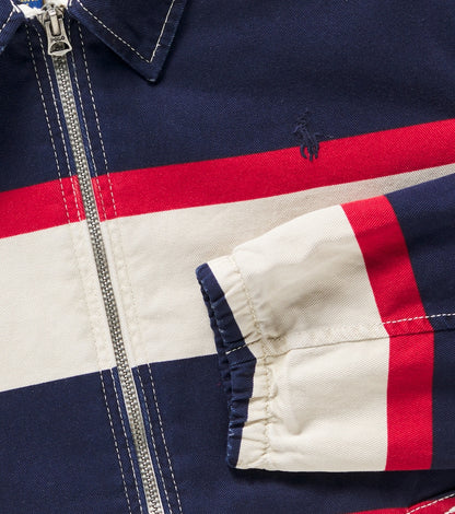 Bayport striped cotton windbreaker