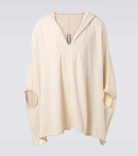 Hooded cotton shirt