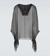 Silk hoodie