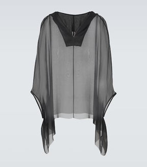 Silk hoodie