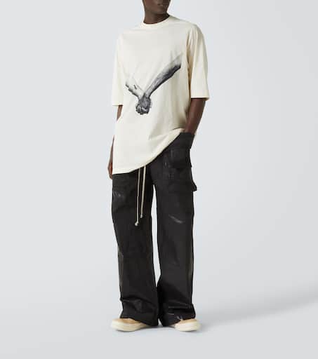 Jumbo printed cotton jersey T-shirt