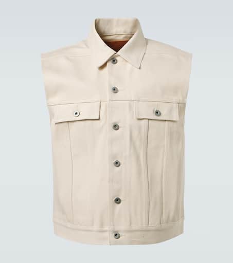 DRKSHDW denim vest