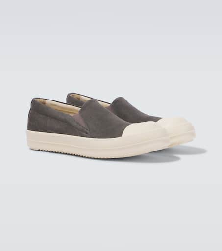 Boat denim slip-on sneakers