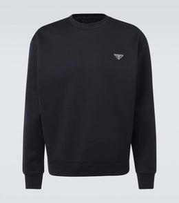 Prada Cotton-blend jersey sweatshirt