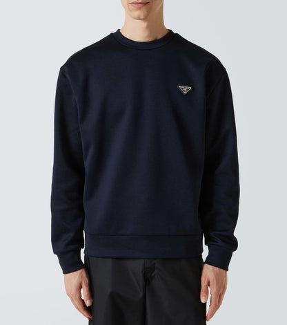 Prada Cotton-blend jersey sweatshirt