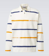 Marina striped cotton polo shirt
