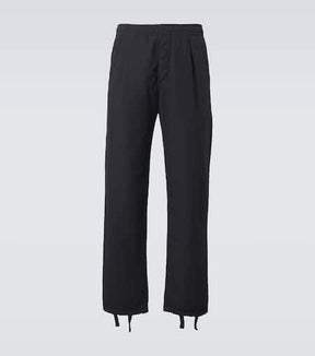 Logo embroidered cotton sweatpants