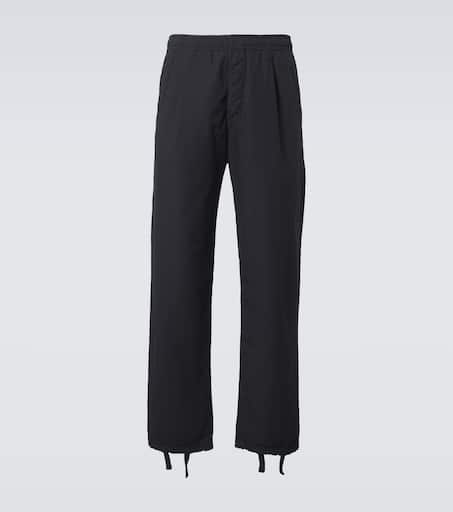Logo embroidered cotton sweatpants