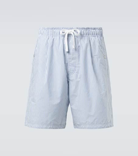 Marina striped Bermuda shorts