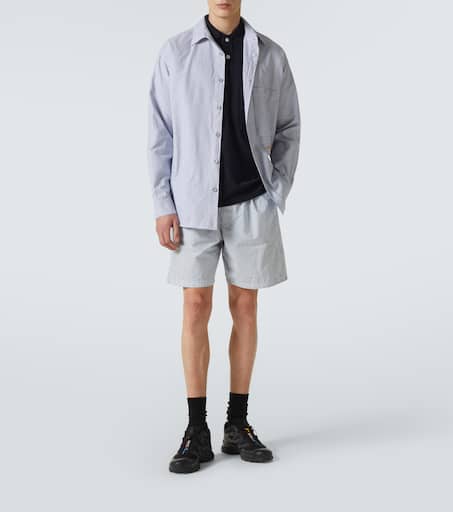 Marina striped Bermuda shorts